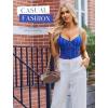 imageAvidlove Bodysuit for Women Sexy Lace Top One Piece Lingerie V Neck Mesh Tops Going Out Cami Naughty Push Up Body Suit SXXLRoyal Blue