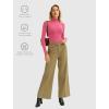 imageAvidlove Bodysuits for Women High Neck Long Sleeve Body Suits Snap Closure Double Lined Mock Neck Bodysuit SoftRose Red