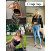 imageAvidlove Bralettes for Women Lace Spaghetti Strap Tank Top Tube Slim Basic Camisole1black