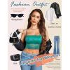 imageAvidlove Bralettes for Women Lace Spaghetti Strap Tank Top Tube Slim Basic CamisoleCeladon Green