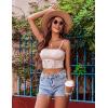 imageAvidlove Bralettes for Women Lace Spaghetti Strap Tank Top Tube Slim Basic CamisoleChampagne