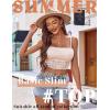 imageAvidlove Bralettes for Women Lace Spaghetti Strap Tank Top Tube Slim Basic CamisoleChampagne