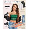 imageAvidlove Bralettes for Women Lace Spaghetti Strap Tank Top Tube Slim Basic CamisoleGreen