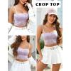 imageAvidlove Bralettes for Women Lace Spaghetti Strap Tank Top Tube Slim Basic CamisoleLight Purple
