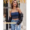 imageAvidlove Bralettes for Women Lace Spaghetti Strap Tank Top Tube Slim Basic CamisoleNavy Blue