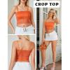 imageAvidlove Bralettes for Women Lace Spaghetti Strap Tank Top Tube Slim Basic CamisoleOrange