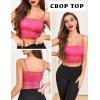 imageAvidlove Bralettes for Women Lace Spaghetti Strap Tank Top Tube Slim Basic CamisoleRose Red