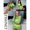 imageAvidlove Fishnet Top for Women Fishnet Crop Top Long Sleeve Fishnet Shirt Fishnet Long Sleeve TopPat2