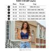 imageAvidlove Lace Bralette for Women V Neck Camisoles Racerback Adjustable Strap Sexy Crop TopsNavy