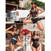 imageAvidlove Women Lingerie Floral Lace Harness Lingerie Bodysuit One Piece Teddy Babydoll NightgownAblack