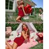 imageAvidlove Women Lingerie Lace Chemise Sleepwear Babydoll Teddy LingerieAdark Red