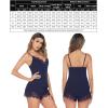 imageAvidlove Women Pajama Set Lace Trim Short PJ Set Modal V Neck Sleeveless Sleepwear Drawstring Waist Nightwear SXXLBlue