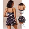 imageAvidlove Women Pajama Set Lace Trim Short PJ Set Modal V Neck Sleeveless Sleepwear Drawstring Waist Nightwear SXXLColorful Butterfly