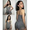 imageAvidlove Women Pajama Set Lace Trim Short PJ Set Modal V Neck Sleeveless Sleepwear Drawstring Waist Nightwear SXXLDark Grey
