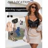 imageAvidlove Womens Lace Bralette Underwire Corset Tops Camisoles Bustier Crop Tops Y2kBlack