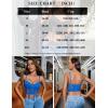 imageAvidlove Womens Lace Bralette Underwire Corset Tops Camisoles Bustier Crop Tops Y2kBlue