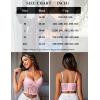 imageAvidlove Womens Lace Bralette Underwire Corset Tops Camisoles Bustier Crop Tops Y2kPink