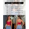 imageAvidlove Womens Lace Bralette Underwire Corset Tops Camisoles Bustier Crop Tops Y2kWine Red
