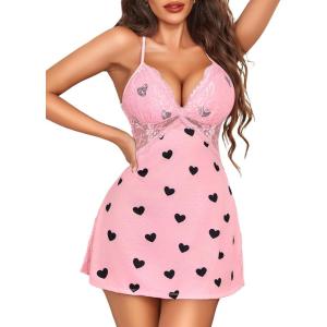 imageAvidlove Women Lingerie Lace Chemise Sleepwear Babydoll Teddy LingerieBlove