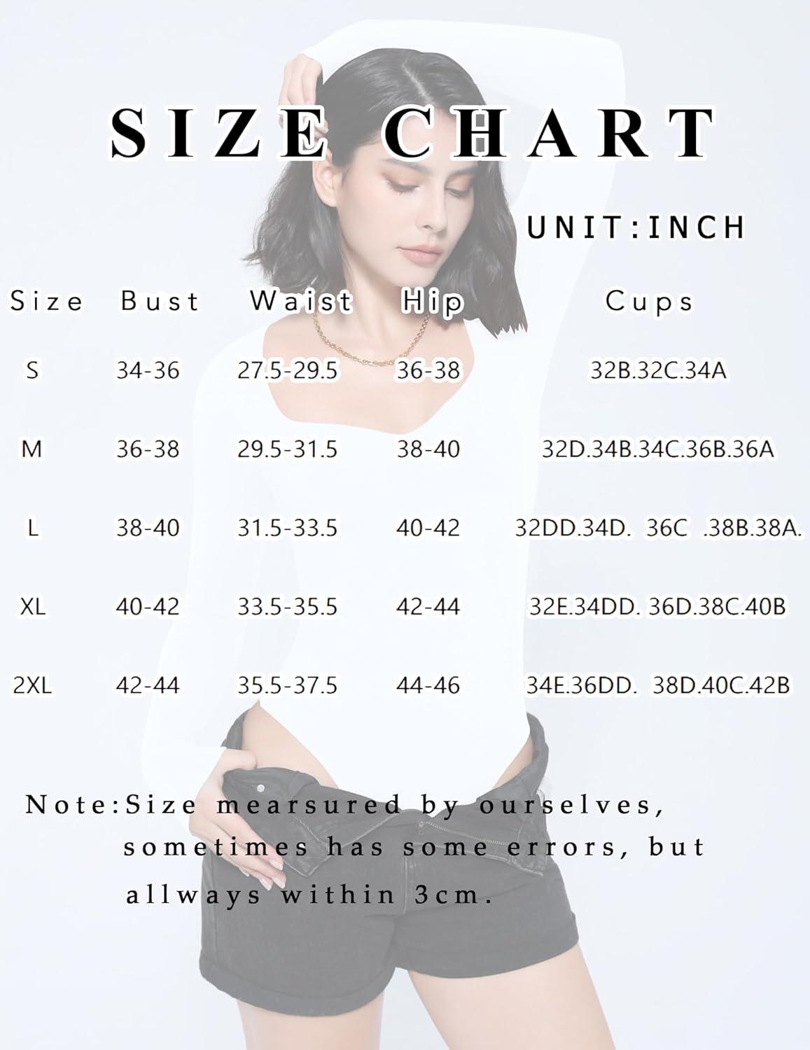 imageAvidlove Long Sleeve Bodysuits for Women Sexy Sweetheart Neck Going Out Outfits Double Lined BodysuitWhite