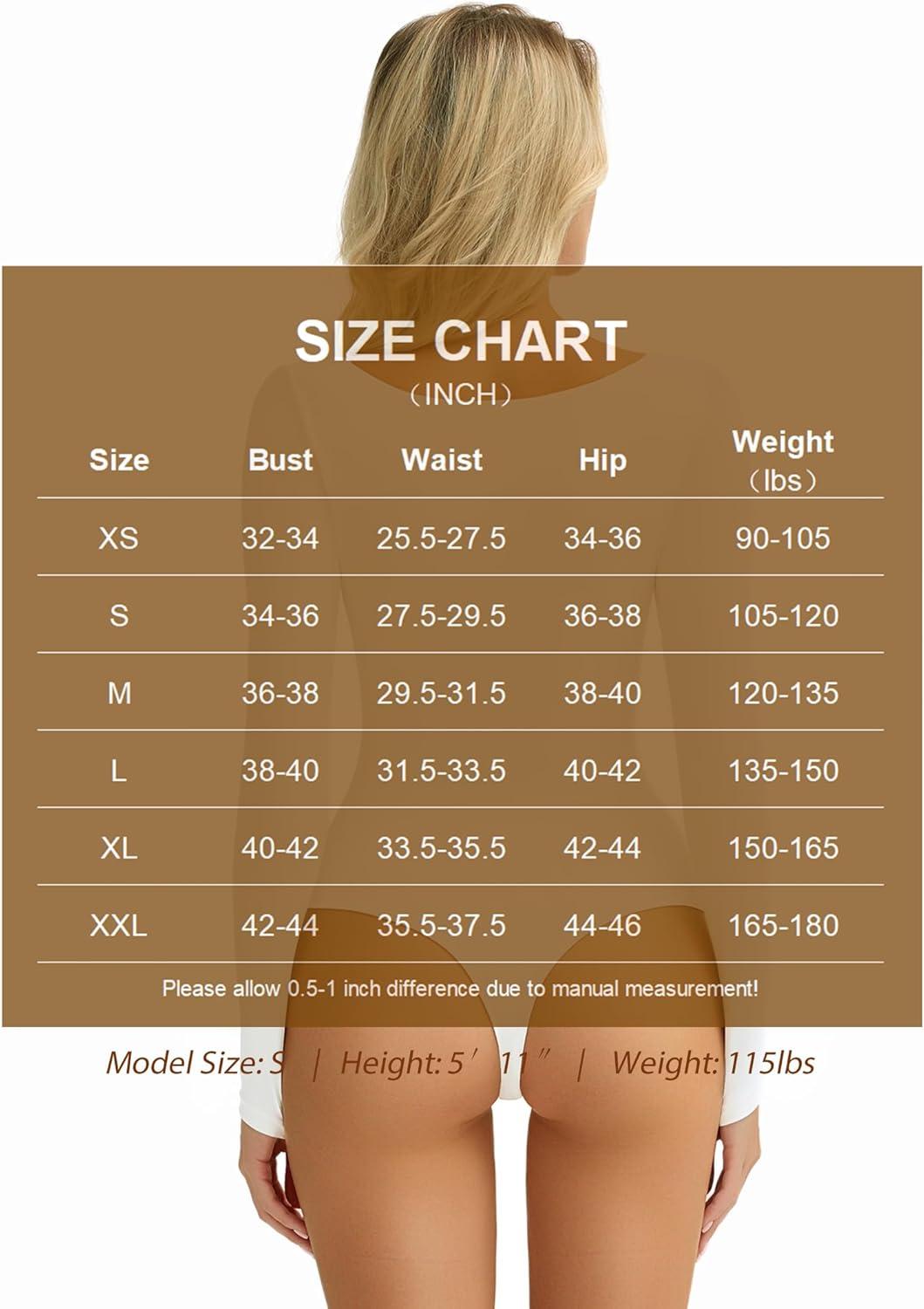 imageAvidlove Womens Long Sleeve Bodysuit Double Lined Square Neck Body Suit Tops Snap Closure SoftWhite