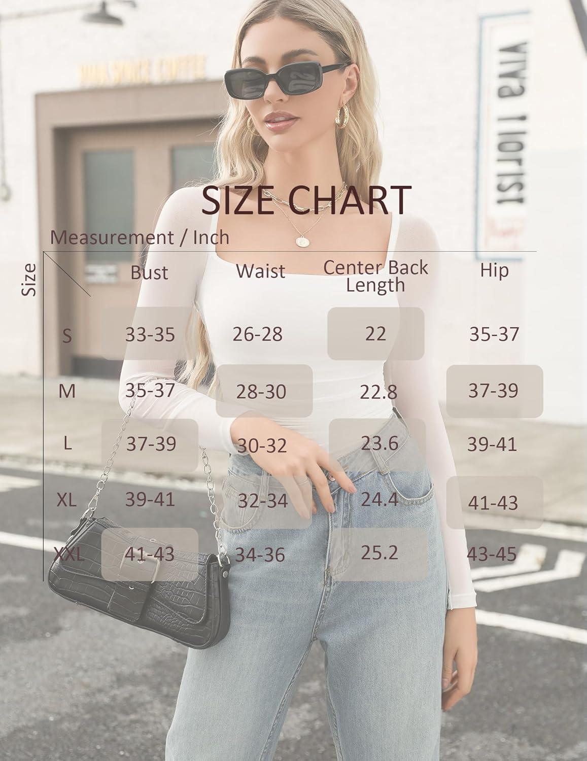 imageAvidlove Womens Square Neck Mesh Long Sleeve Bodysuit Shirts Ruched Body Suit Sexy Sheer Tops Date Night OutfitWhite