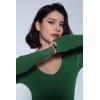 imageAvidlove Bodysuits for Women Long Sleeve V Neck Body Suit Bodysuit Double Lined Thong Body Suits Sexy TopsGreen