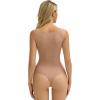 imageAvidlove Bodysuits for Women Square Neck Body Suit Double Lined Tank Top Bodysuit SoftKhaki