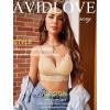 imageAvidlove Lace Bralette for Women V Neck Tank Top Spaghetti Strap Tube Slim Camisole Lingerie with Detachable PaddedChampagne
