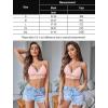 imageAvidlove Lace Bralette for Women V Neck Tank Top Spaghetti Strap Tube Slim Camisole Lingerie with Detachable PaddedPink