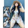 imageAvidlove Lingerie for Women Sexy Halter Lace Babydoll Dress Open Front Chemise Boudoir Nighty XS5XLFloral White