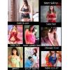imageAvidlove Lingerie for Women Sexy Halter Lace Babydoll Dress Open Front Chemise Boudoir Nighty XS5XLRoyal Blue