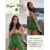 imageAvidlove Lingerie for Women Sexy Halter Lace Babydoll Dress Open Front Chemise Boudoir Nighty XS5XLRoyal Green