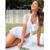 imageAvidlove Lingerie for Women Sexy Halter Lace Babydoll Dress Open Front Chemise Boudoir Nighty XS5XLSolid White