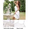 imageAvidlove Sexy Sleepwear for Women Satin Lingerie Chemise Slip Nightgown Dress