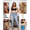 imageAvidlove Shapewear Bodysuit for Women Body Shaper Tummy Control Shapewear Plus Size Body Suits with Snap CrotchBeigeu Shape Bust