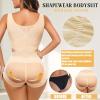 imageAvidlove Shapewear Bodysuit for Women Body Shaper Tummy Control Shapewear Plus Size Body Suits with Snap CrotchBeigeu Shape Bust