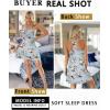 imageAvidlove Sleepwear for Women Tank Nightgown Chemise Racerback Sleeveless Sleep DressBpink Flower