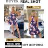 imageAvidlove Sleepwear for Women Tank Nightgown Chemise Racerback Sleeveless Sleep DressPink Flower