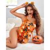 imageAvidlove Women Babydoll For Women Satin Nightwear Lace Chemise Sexy NightgownOrange Halloween