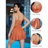 imageAvidlove Women Lace Lingerie Babydoll Sexy Chemise Exotic Nightgowns Bridal NightdressCaramel