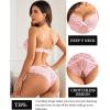 imageAvidlove Women Lingerie Lace Bodysuit Teddy Lingeries V Neck Cut Out One Piece Mini BabydollPink