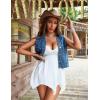 imageAvidlove Women Lingerie Satin Nightgown Sleepwear V Neck Silk Lace Chemise Mini Teddy SXXLWhite