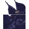 imageAvidlove Women Lingerie Sexy Chemise Nightgown Lace Babydoll Full Slip Dress SleepwearNavy Blue