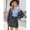 imageAvidlove Women Long Sleeve Bodysuit Turtle Neck Shapewear Body Suits Mesh One Piece Leotard Shirt Going Out Tops Fall OutfitsLight Blue
