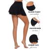 imageAvidlove Women Pleated Mini Skirt Sexy Lace Ruffle Solid Skirt Lingerie Short SkirtsBlack