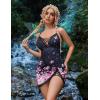 imageAvidlove Women Sexy Nightgown Lace Babydoll Chemises VNeck Modal Sleepwear Full Slip Side Slit Sleep Dress XSXXLCherry Blossoms