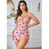 imageAvidlove Women Sexy Nightgown Lace Babydoll Chemises VNeck Modal Sleepwear Full Slip Side Slit Sleep Dress XSXXLLove Heart