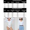 imageAvidlove Womens Long Sleeve Tops Sweetheart Neck Y2k Double Lined Bodysuit Top Fitted Basic Tee Going Out ShirtsWhite