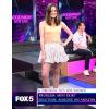 imageAvidlove Womens Pleated Skater Skirt Basic Casual High Waisted Ruffles Flared Mini Lingerie SkirtsWhite Flower